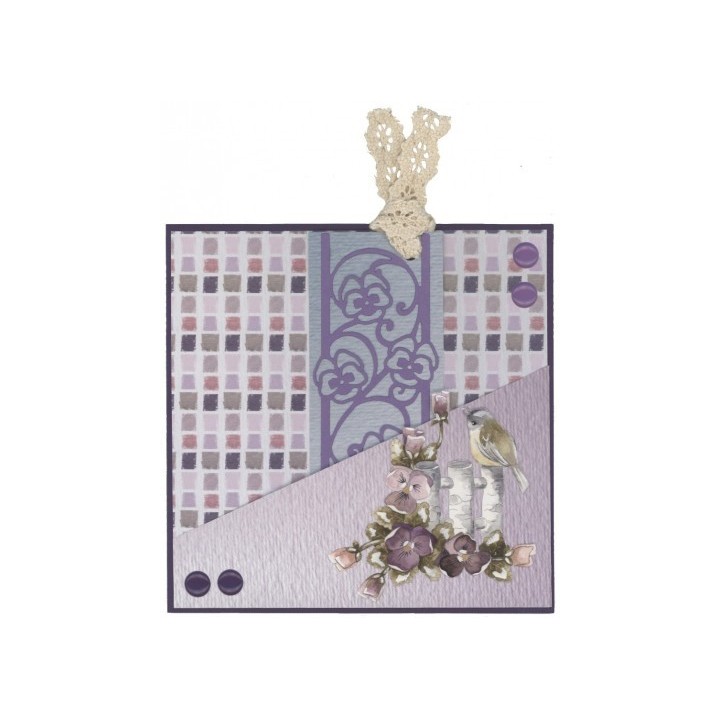(CDECD0138)Card Deco Essentials Cutting Die - Pansies Border