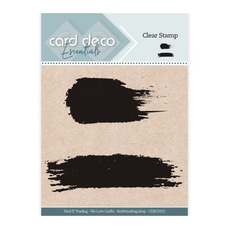 (CDECS152)Card Deco Essentials Clear Stamps - Paint Streaks