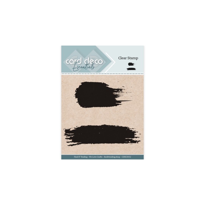 (CDECS152)Card Deco Essentials Clear Stamps - Paint Streaks