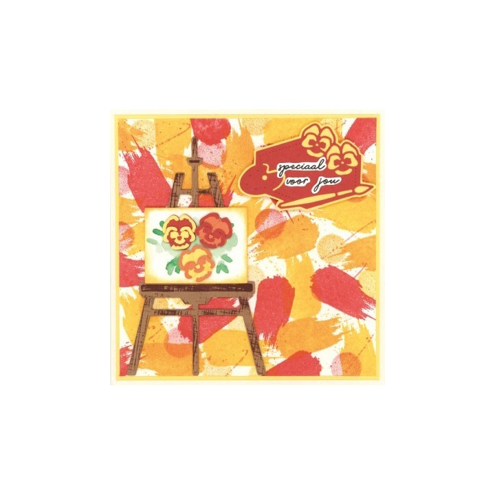 (CDECS152)Card Deco Essentials Clear Stamps - Paint Streaks