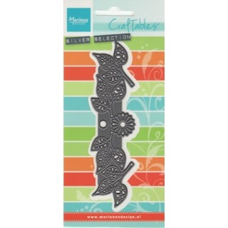 (CR1272)Craftables stencil daisy and leaves