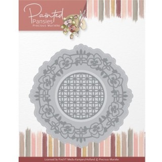 (PM10261)Dies - Precious Marieke - Painted Pansies - Pansies Circle