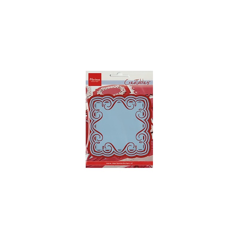 (LR0310)Creatables stencil elegant square