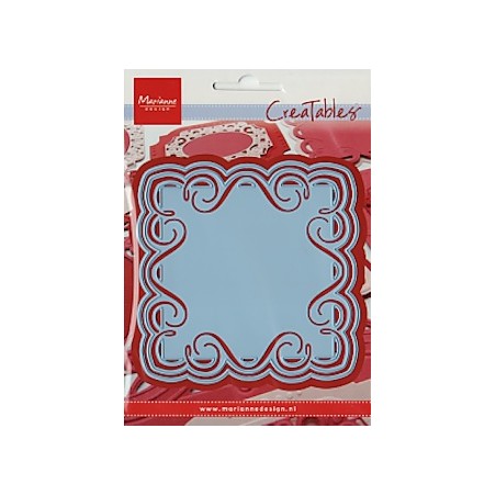 (LR0310)Creatables stencil elegant square