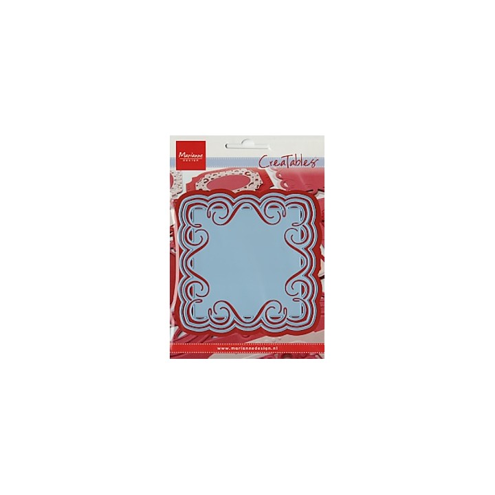 (LR0310)Creatables stencil elegant square