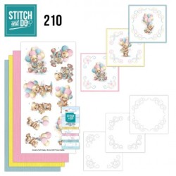 (STDO210)Stitch And Do 210 - Yvonne Creations - Baby Bear