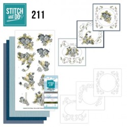 (STDO211)Stitch And Do 211 - Precious Marieke - Painted Pansie