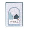 (CCL-FR-STAMP570)Studio light BL Clear stamp Frosty hello Friendz nr.570