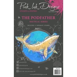 (PI224)Pink Ink Designs The Podfather A5 Clear Stamps