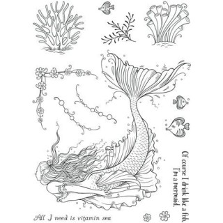 (PI246)Pink Ink Designs Mira A5 Clear Stamps