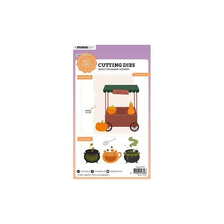 (SL-SS-CD723)Studio Light SL Cutting Die Pumpkin patch Sweet Stories nr.723