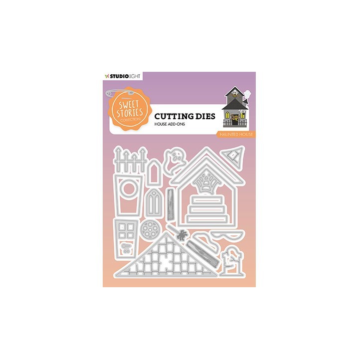 (SL-SS-CD724)Studio Light SL Cutting Die Haunted house Sweet Stories nr.724