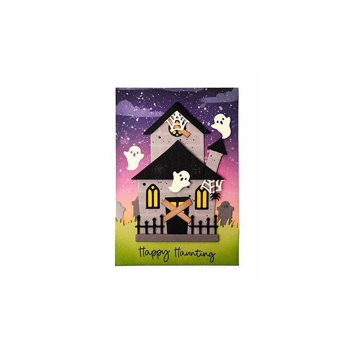 (SL-SS-CD724)Studio Light SL Cutting Die Haunted house Sweet Stories nr.724