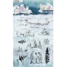 (SL-AW-STAMP584)Studio light BL Clear stamp Arctic elements Artic Winter nr.584