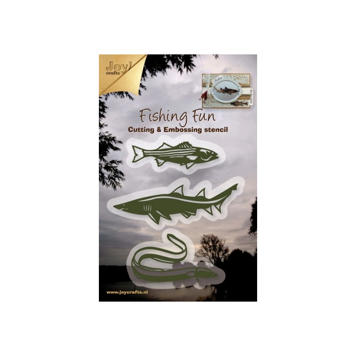 (6002/0334)Cutting & Embossing stencil - fish