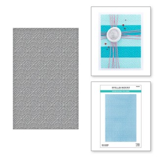 (SES-054)Spellbinders Deco Holiday Embossing Folder