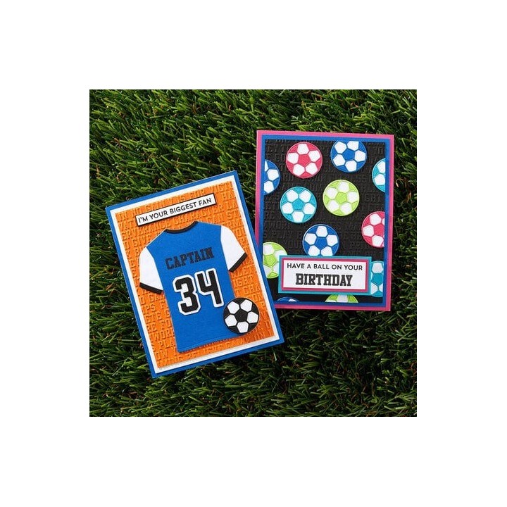 (SES-057)Spellbinders Sports Talk Embossing Folder