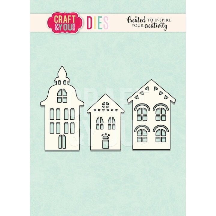 (CW251)Craft and You design Houses Dies