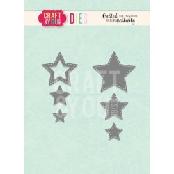 (CW254)Craft and You design Stars Dies