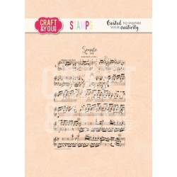 (CS032)Craft and You design Music Notes Stamps
