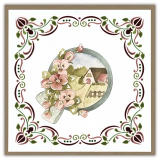 (DODO257)Dot And Do 257 - Precious Marieke - Painted Pansies