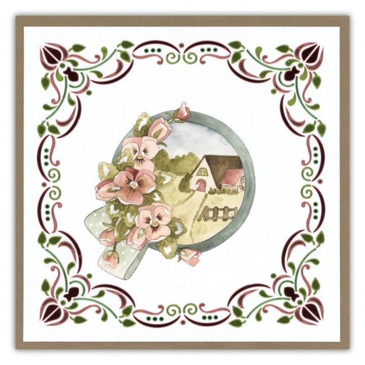 (DODO257)Dot And Do 257 - Precious Marieke - Painted Pansies
