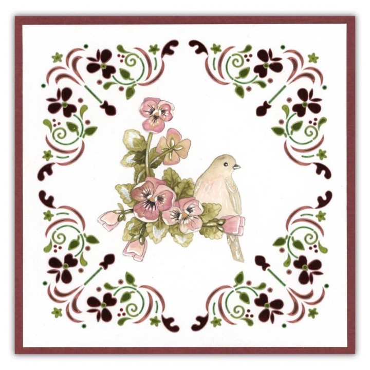 (DODO257)Dot And Do 257 - Precious Marieke - Painted Pansies