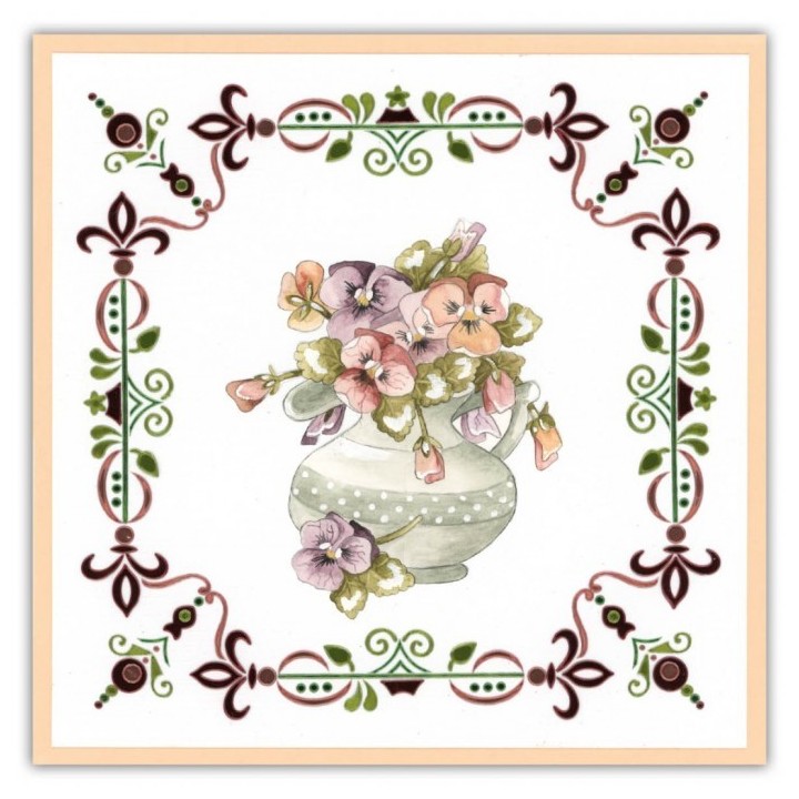 (DODO257)Dot And Do 257 - Precious Marieke - Painted Pansies
