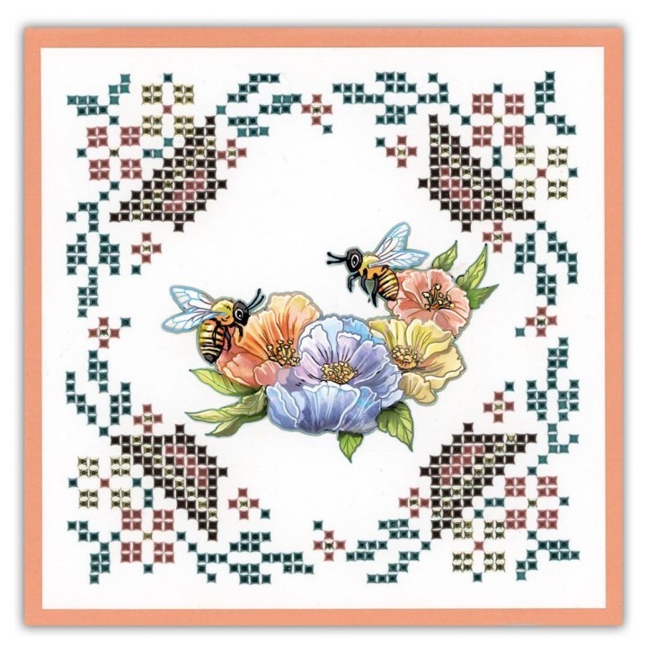 (SPDO108)Sparkles Set 108 - Flowers And Bees