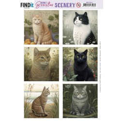 (BBSC10012)Push-Out Scenery - Berries Beauties - Cats Square