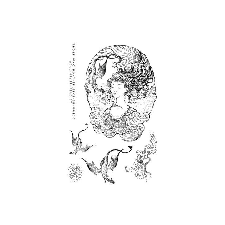 (KK0058)Katkin Krafts Dragon's Breath A5 Clear Stamp Set