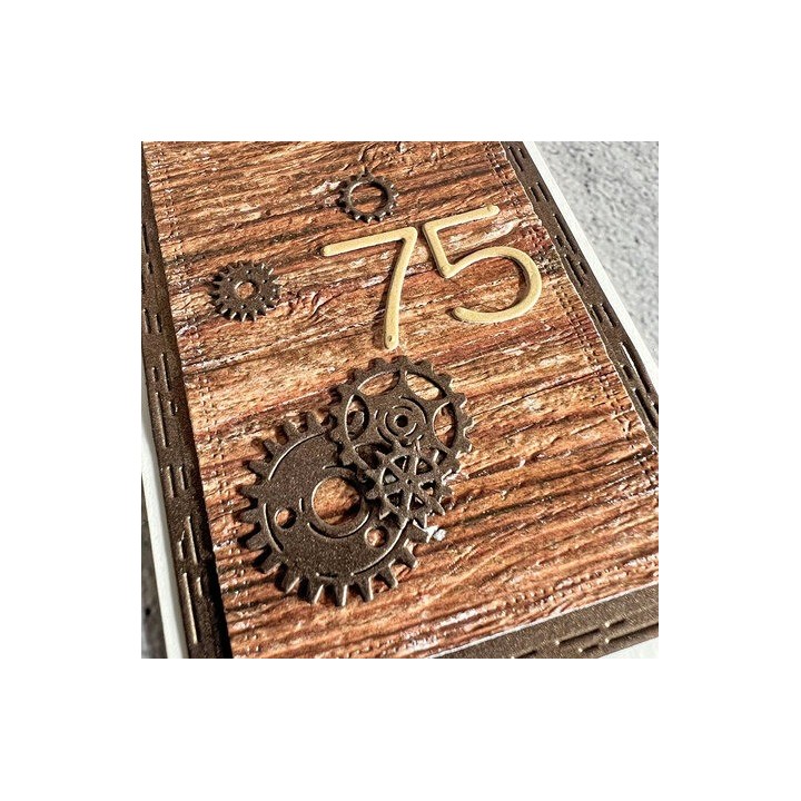 (SBD386)Simple and Basic Cut Broken Lines Slimcard Dies