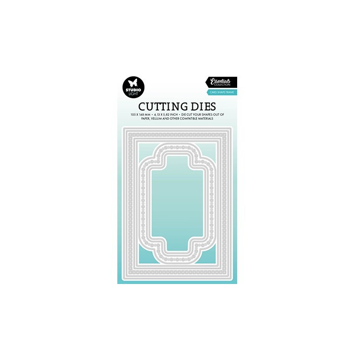 (SL-ES-CD756)Studio Light SL Cutting Die Card shape frame Essentials nr.756