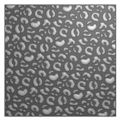 (EF3D081)Nellie's Choice Embossing Leopard