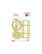 (SD295)Nellie's hape Dies Giftbox Owl