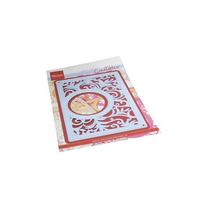 (LR0840)Creatables Rectangle Swirly