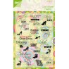 (6410/0065)Clear stamps - text ENG fashion