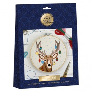 (SEW106015)Embroidery Kit - Stag