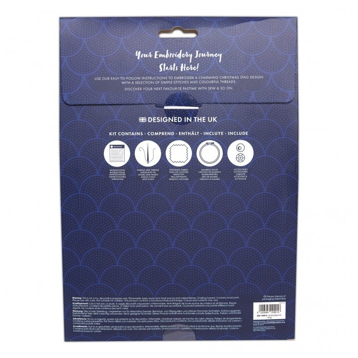 (SEW106015)Embroidery Kit - Stag