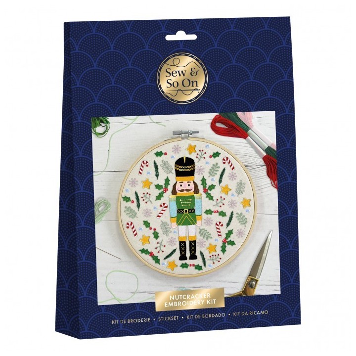 (SEW106011)Embroidery Kit – Nutcracker