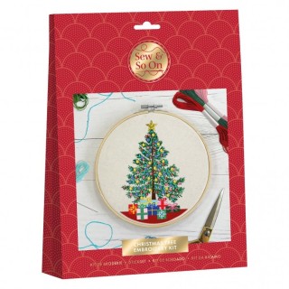 (SEW106010)Embroidery Kit – Christmas Tree