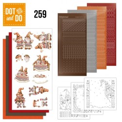 (DODO259)Dot And Do 259 - Yvonne Creations - Gnomes Blanket