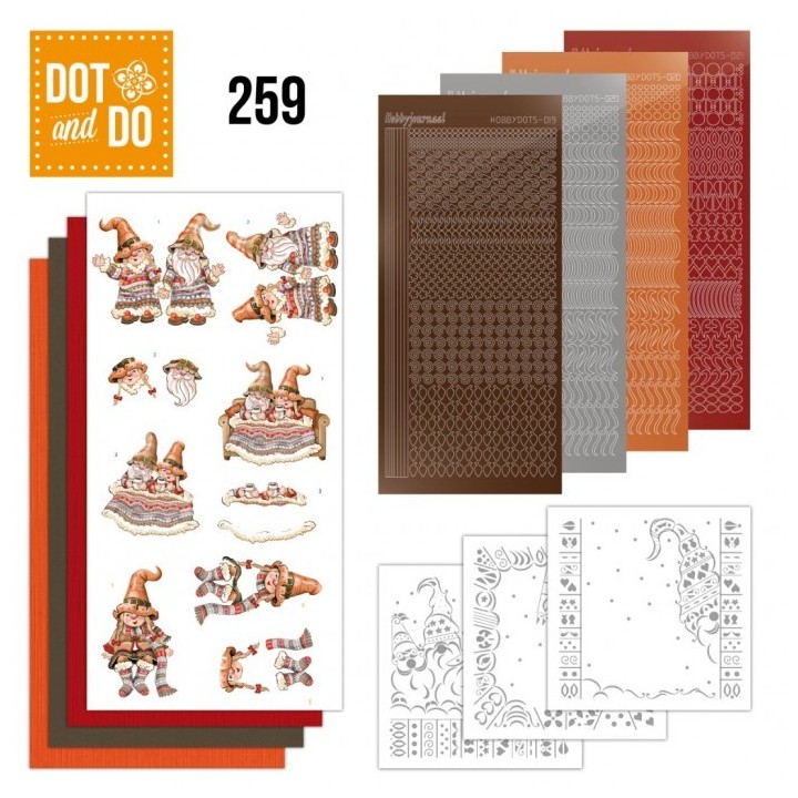 (DODO259)Dot And Do 259 - Yvonne Creations - Gnomes Blanket