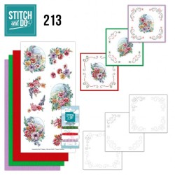 (STDO213)Stitch And Do 213 - Yvonne Creations - Landscape Field Bouquet