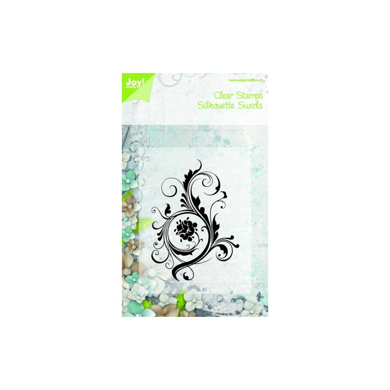(6410/0075)Clear stamp - swirl