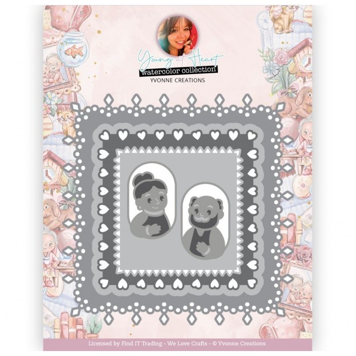 (YCD10340)Dies - Yvonne Creations - Young At Heart - Grandparents