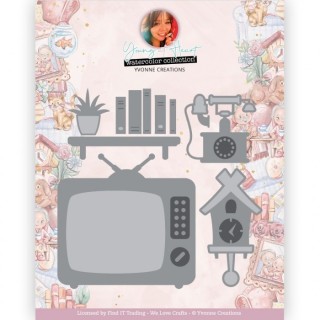 (YCD10341)Dies - Yvonne Creations - Young At Heart - Home Accessoires