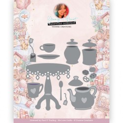 (YCD10342)Dies - Yvonne Creations - Young At Heart - Tea Time