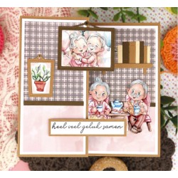 (YCD10343)Dies - Yvonne Creations - Young At Heart - Photoframes