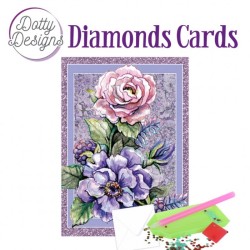 (DDDC1166)Dotty Designs Diamond Cards - Pink Rose